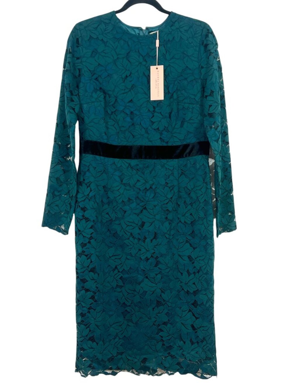 Rachel Parcell Emerald Lace Midi Dress Size XL New